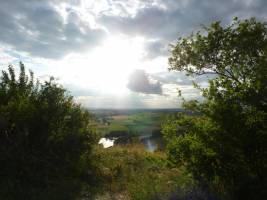 Omas Wiese mit Weitblick in Unterfranken