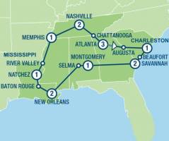 The American South (15 dagen)