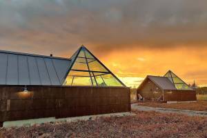 Aurora Pyramid Glass Igloos