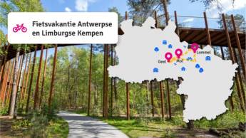 Fietsvakantie Antwerpse en Limburgse Kempen