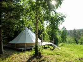 Campingplatz in Bjuråker, Gävleborgs län