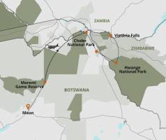 De hoogtepunten van Botswana & Zimbabwe (12 dagen)