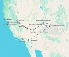 In stijl door het westen van Amerika (23 dagen)