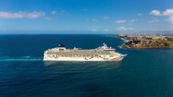 Norwegian Dawn - afvaart Lissabon
