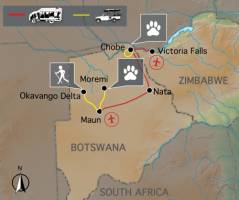 De wildparken van Botswana (15 dagen)
