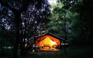 Campingplatz in St. Just, Nouvelle-Aquitaine