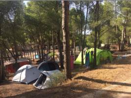 Campingplatz in Salses-le-Chateau, Okzitanien
