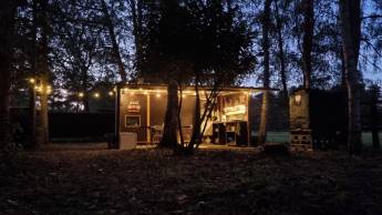Schöner grüner Campingplatz in Pulderbos in der Nähe des Natursc