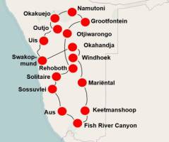 Namibië per camper (24 dagen)
