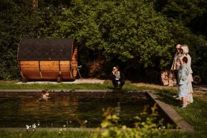 Schöner Garten mit Schwimmteich in Fahrradentfernung zum Zentrum