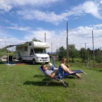 Stellpatz auf Ferienhof mit Naturpool