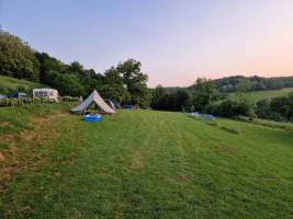Camping de la Fontaine in Colombotte, Burgund-Franche-Comté