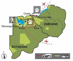 De wildparken van Botswana (15 dagen)