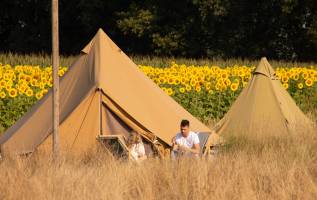Pop-up glampin Buurvrouws' Belltentje | 2-4 pers.