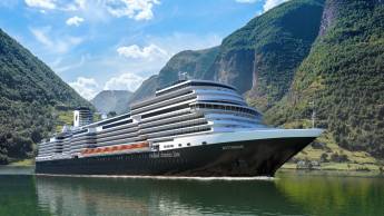 Holland America Line Rotterdam - afvaart Rotterdam