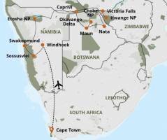 Grote ontdekkingsreis van Kaapstad naar Victoria Falls (26 dagen