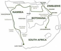 Op avontuur door Namibië, Botswana & Zimbabwe (27 dagen)
