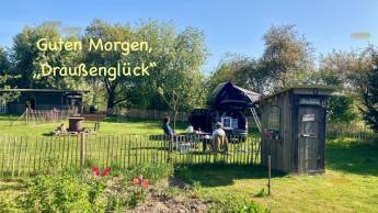 Draußenglück - ganz entzückt - am Kritzower See