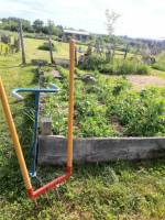 Assoziativer Campingplatz in der Landschaft von Bourbon