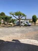 Campingplatz in Moron de la Frontera, Andalusien
