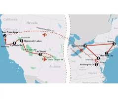 Best of the East & California (16 dagen)