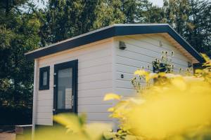 Comfort kampeerplaats met privé sanitair