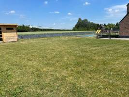 Garten mit Panoramablick auf die Felder und Obstgärten von Haspe