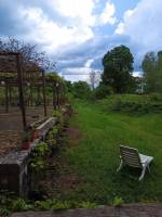 Schöner Garten mit viel Ruhe und Vögeln