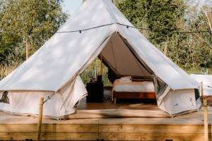 Campingplatz in Westende, Westflandern