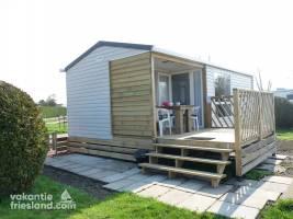 Stacaravan Lemmer met uitzicht over het water