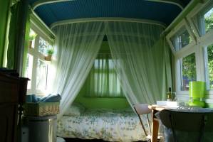 Gemütlicher Pipo im Obstgarten