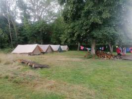 Camping auf der Moulin Farm