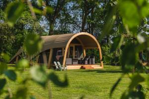 Luxe Lodgetent XL met privé sanitair | 4 pers.