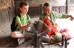 Familiereis INDIA & NEPAL AVONTUUR - 22 dagen; Gebedsvlaggen en 