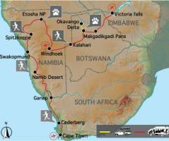 Belevenis van Kaapstad tot Victoria watervallen (24 dagen)
