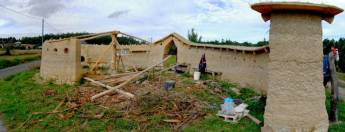 Campingplatz auf dem Jakobsweg nach Finisterre, an der Ponte Mac