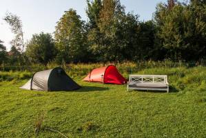 Camping auf der Pferdewiese und auf den Dünen von Haringvlietstr