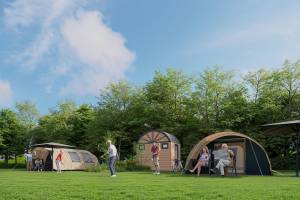 De Waard Tunneltent met privé sanitair | 5 personen