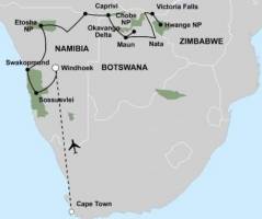 Grote ontdekkingsreis van Kaapstad naar Victoria Falls (26 dagen