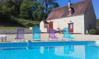 Vakantiehuis in Saint-Clair met zwembad, in Dordogne-Limousin.