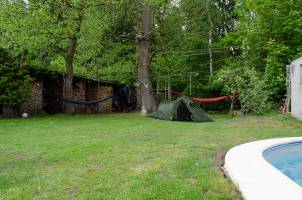 Rustikaler Gartencampingplatz mit Schwimmbad in Stekene