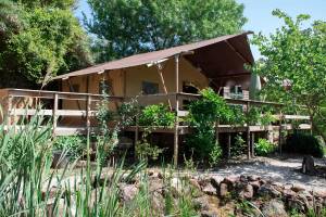 Grünes Tal mit japanischem Garten bei Quinta Japonesa