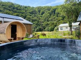 Campingplatz in Burg-Reuland, herrlicher Waldblick