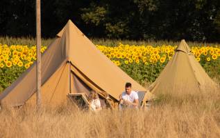 Pop-up glampin Buurvrouws' Belltentje | 2-4 pers.
