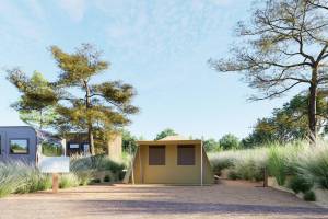 Duinententplaats Large met water