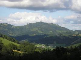 Einzigartiger Ort mit Blick auf die französischen Pyrenäen