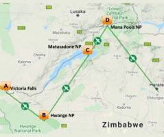 De hoogtepunten van Zimbabwe (13 dagen)