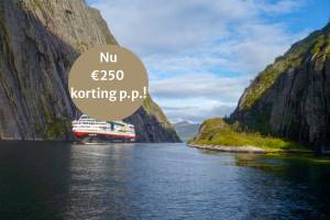 Hurtigruten bus en treinreis Black Friday aanbieding