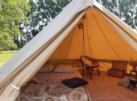 Ökologisches Camping auf der Île de Bambecque.