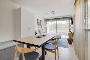 New standard suite for 4 people with double bed and sofa bed